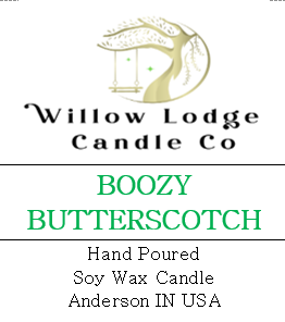 Soy Wax Candle ~ BOOZY BUTTERSCOTCH