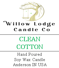 Soy Wax Candle ~ CLEAN COTTON