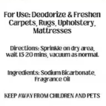 CARPET / UPHOLSTERY FRESHENER